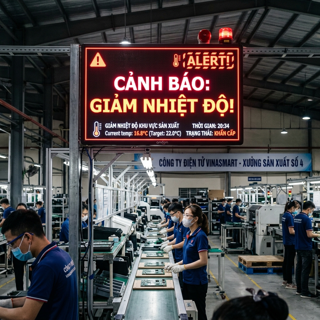 Hệ thống MES giúp nhà máy giảm thiểu tỷ lệ phế phẩm (NG rate) như thế nào?