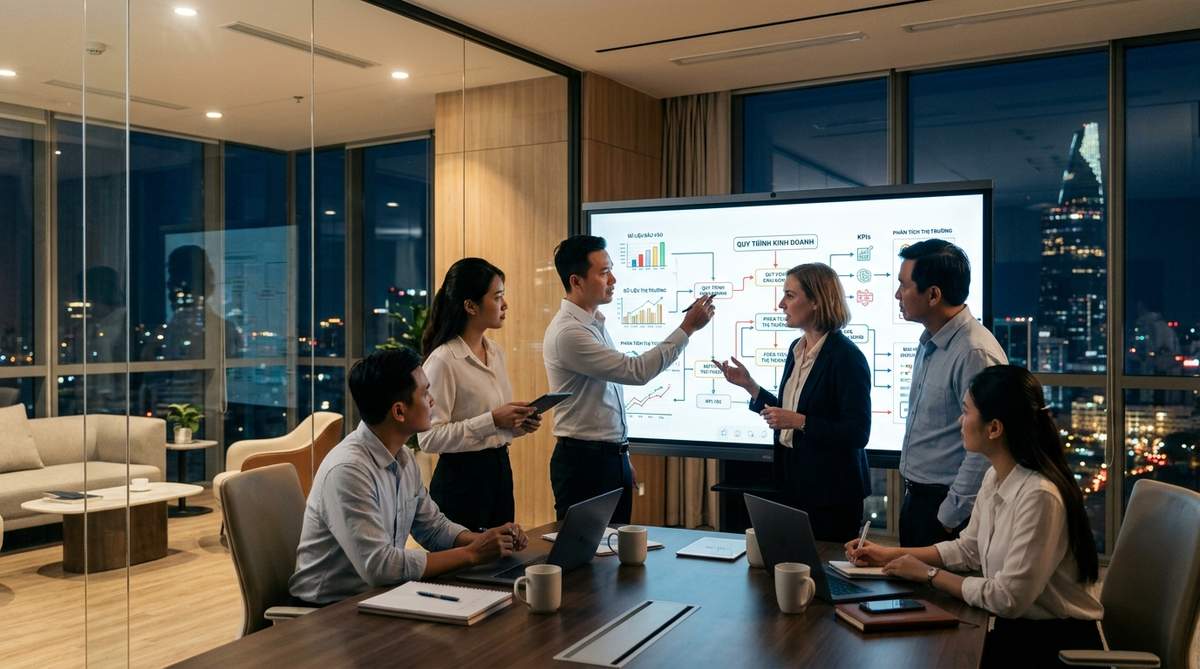 Giao diện Dashboard quản trị SAP B1