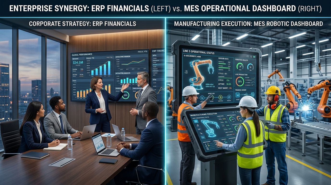 MES和ERP：工业4.0制造企业的最佳选择是什么？