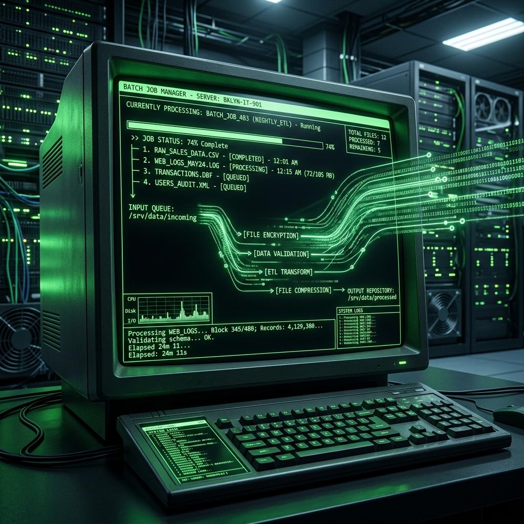 Terminal batch processing
